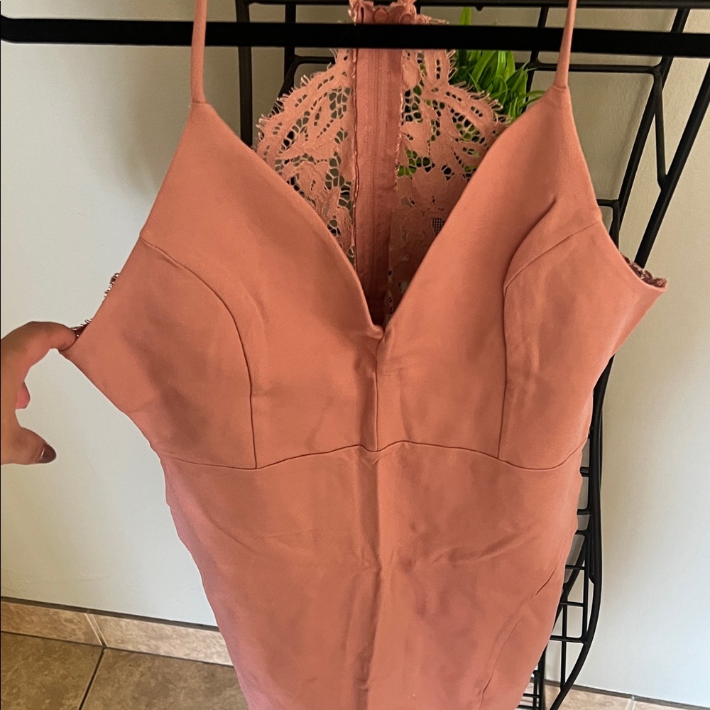 G by Guess Blush Pink Midi Dress - Picture 4 of 4
